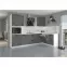 Dvierka na umývačku Luna dustgrey/biela 713x446,6