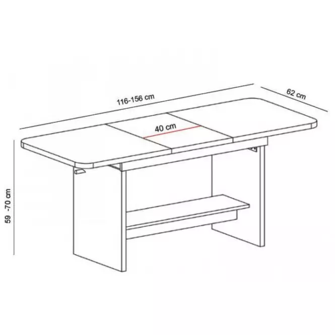 Zdvíhací stolík Janek artisan
