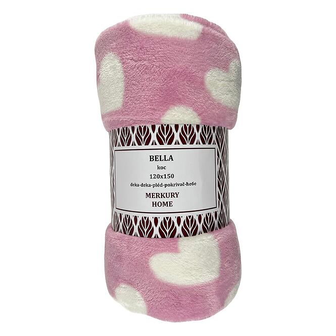 Deka Bella 37 svetloružová/ecru 120x150 Merkury Home,2