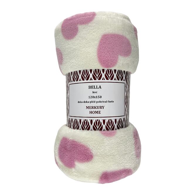 Deka Bella 37 ecru/svetloružová 120x150 Merkury Home,2