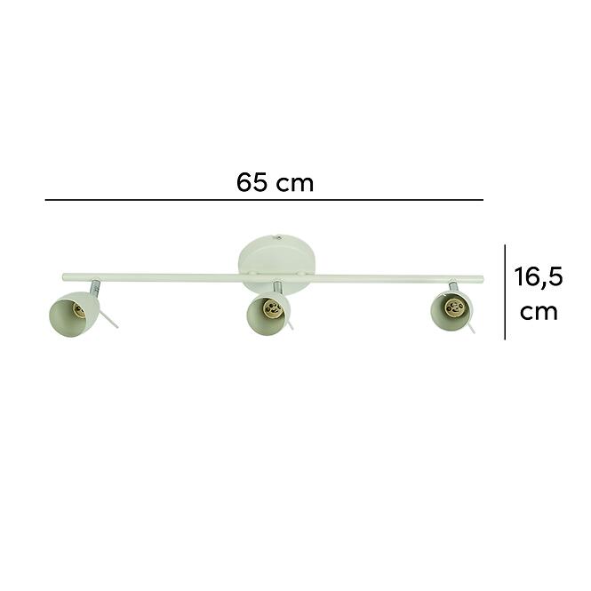 Stropné bodové svietidlo Nina biely VO0389 LS3
