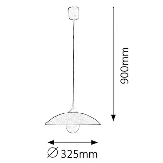 Luster Cupola 4615 LW1 white