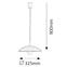 Luster Cupola 4615 LW1 white,3