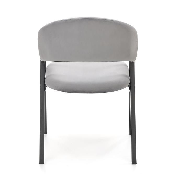 Stolička K473 Velvet/Kov Šedá