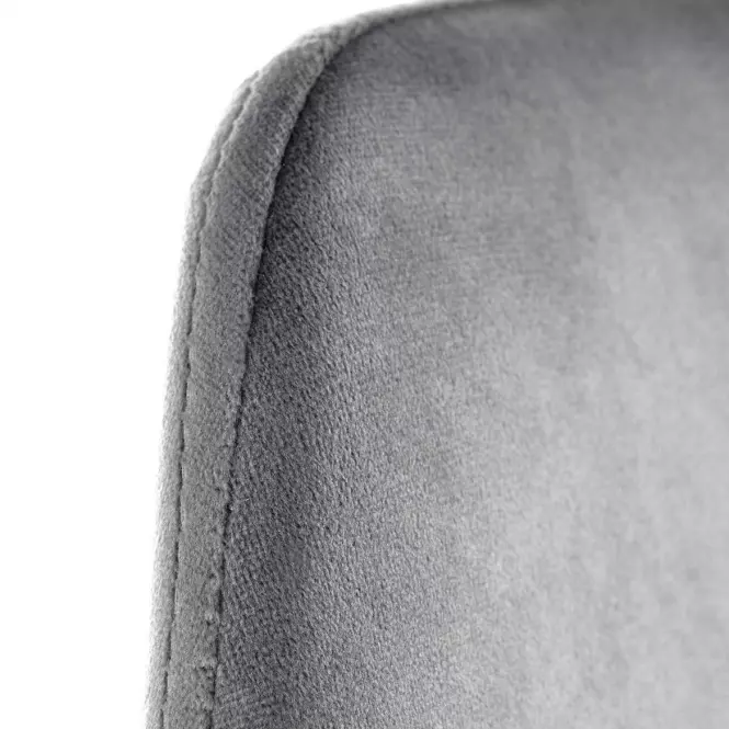 Stolička K460 Velvet/Chrome Šedá