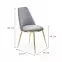 Stolička K460 Velvet/Chrome Šedá,2