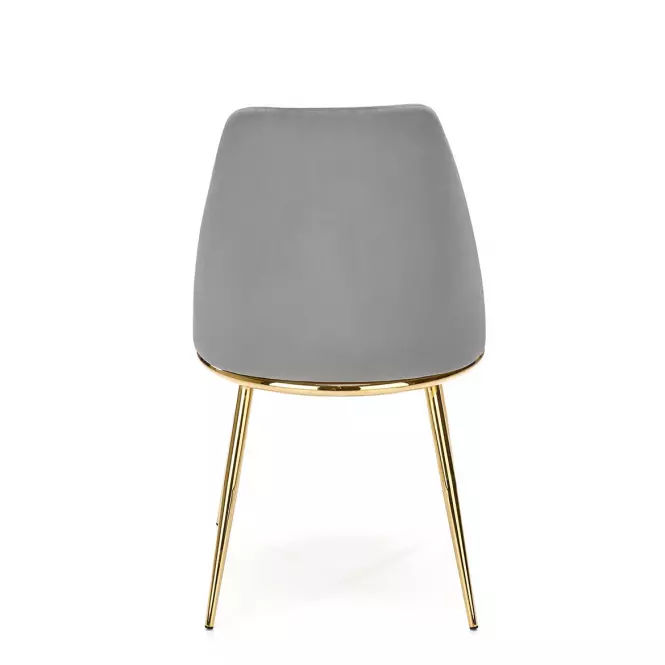 Stolička K460 Velvet/Chrome Šedá