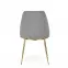 Stolička K460 Velvet/Chrome Šedá,4