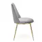 Stolička K460 Velvet/Chrome Šedá,5