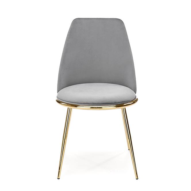 Stolička K460 Velvet/Chrome Šedá,7