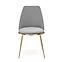 Stolička K460 Velvet/Chrome Šedá,7