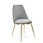 Stolička K460 Velvet/Chrome Šedá,8