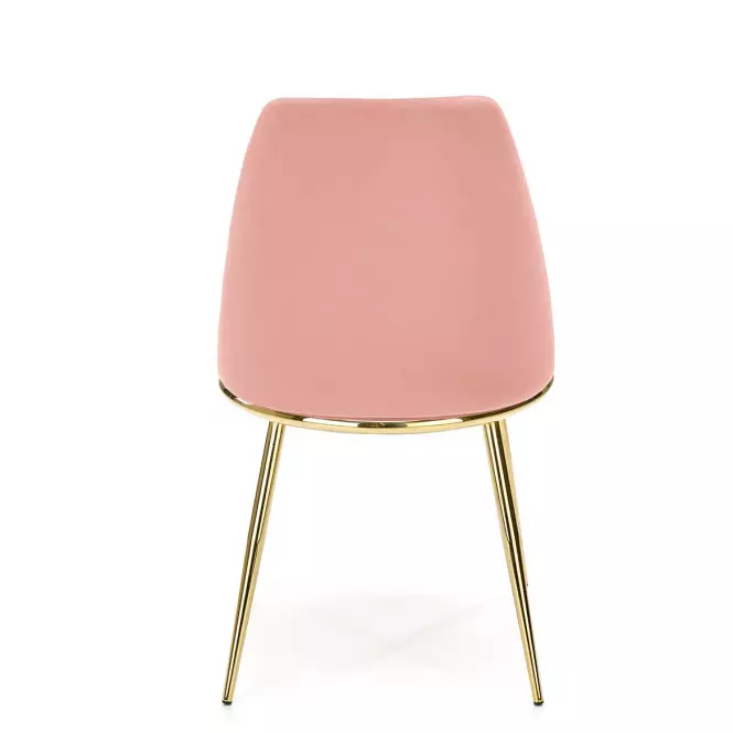 Stolička K460 Velvet/Chrome Ružová