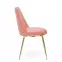 Stolička K460 Velvet/Chrome Ružová,4