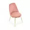 Stolička K460 Velvet/Chrome Ružová,8