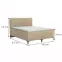 Posteľ Tempe Box Spring 160x200 Manila 02,3