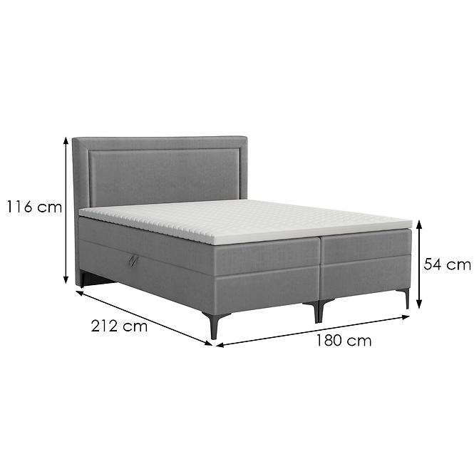 Posteľ Tempe Box Spring 180x200 Fresh 32