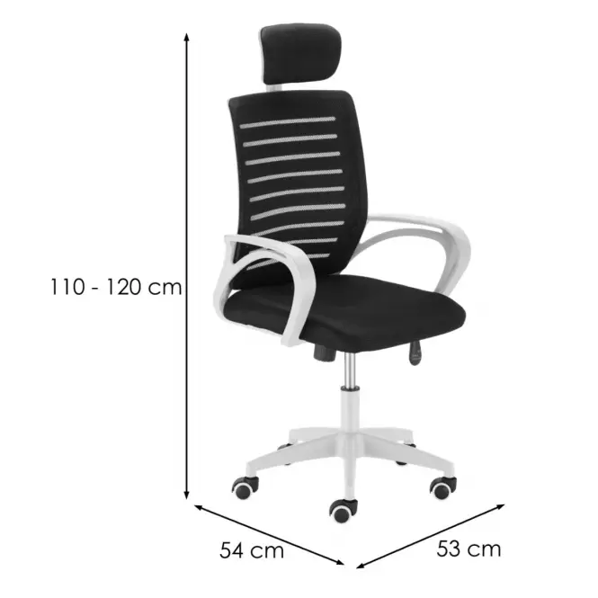 Kancelárske kreslo Solar White