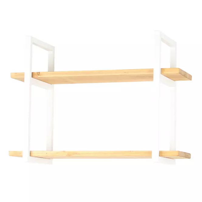 Polička Loft 07-01/B 59,5/43/24,3 cm biela