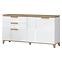 Komoda Brio K23 lakovaná pacific orech/crystal white