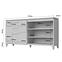 Komoda Brio K23 lakovaná pacific orech/crystal white,2