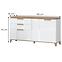 Komoda Brio K23 lakovaná pacific orech/crystal white,3