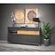 Komoda Onyx K170-3KS1F/ON lakované anthracite/pacific walnut,4
