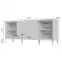 Komoda VidaK23 lakované pacific walnut/crystal white,3