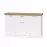 Komoda Tara K3K1F WHITE/pacific walnut