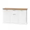 Komoda Tara K3K1F WHITE/pacific walnut