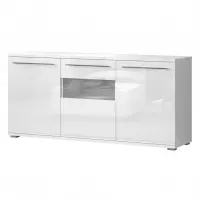 Komoda Piano K180-3KS/PN-70/KA/70 lakované crystal white