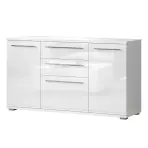 Komoda Piano K180-3K2F/PN-70/KA/70 lakované crystal white