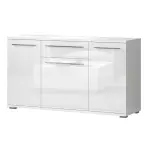 Komoda Piano K150-3K1F/PN-70/KA/70 lakované crystal white