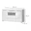 Komoda Piano K150-3KS/PN-70/KA/70 lakované crystal white,2