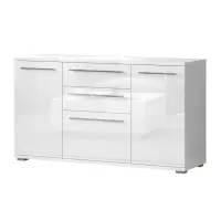 Komoda Piano K150-3K2F/PN-70/KA/70 lakované crystal white