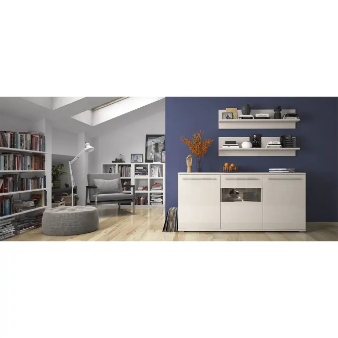 Komoda Piano K150V-3KS1F/PN-71/KA/71 lakované beige,9