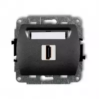 DHDMI-1 Grafitová zásuvka hdmi
