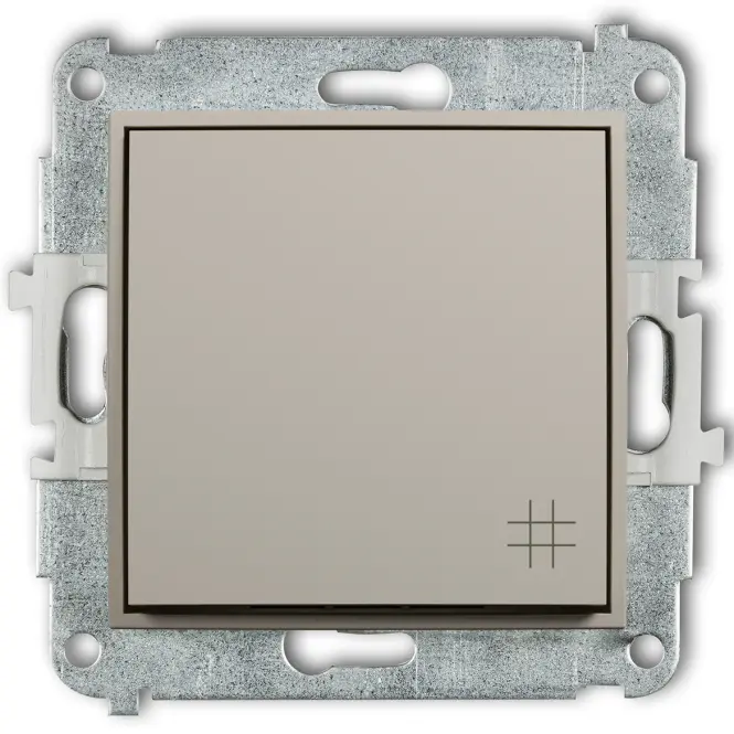 Krížový vypínač Mini Taupe