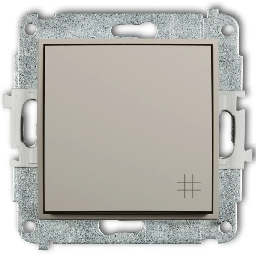 Krížový vypínač Mini Taupe