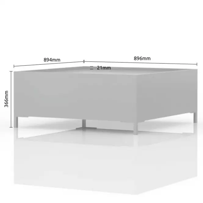 Konferenčný stolík Onyx KLS-2F/ON lakované anthracite/pacific walnut,3