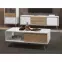 Konferenčný stolík Vida KLS lakované  pacific walnut/crystal white,4
