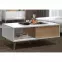Konferenčný stolík Vida KLS lakované  pacific walnut/crystal white,5