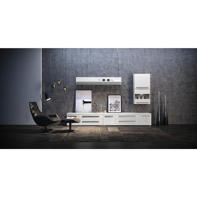 Konferenčný stolík Piano SET2-70/KA/70 lakované crystal white