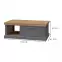 Konferenčný stolík Tara KLS graphite/pacific walnut,2