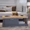 Konferenčný stolík Tara KLS graphite/pacific walnut,5