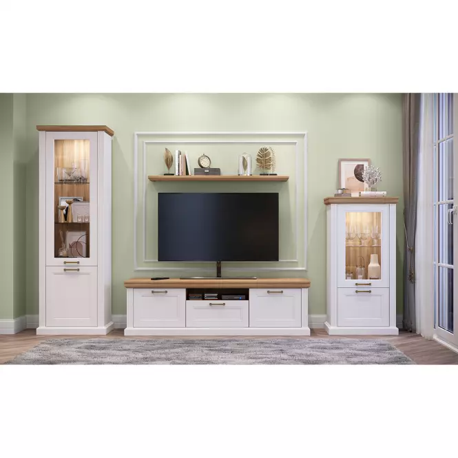 Konferenčný stolík Tara KLS white/pacific walnut