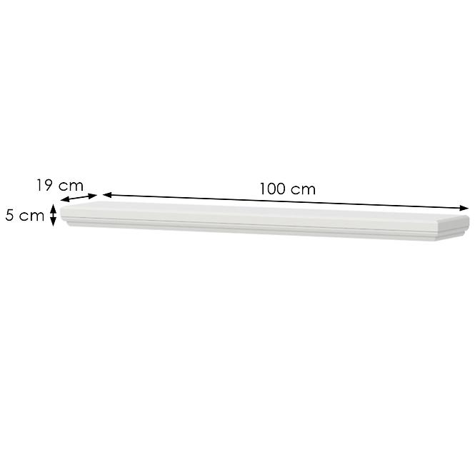 Polička Evergreen EG-VP polar pine/ivory