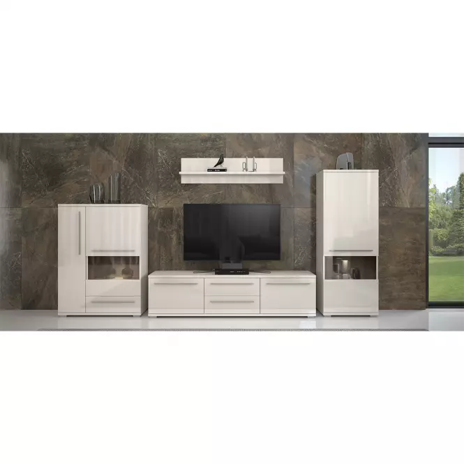 Polička Piano VP120/PN-71/KA/71 lakované beige