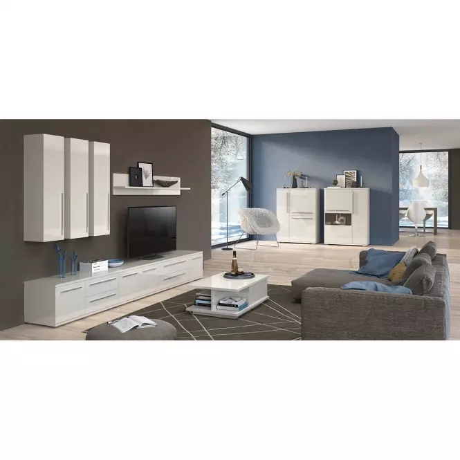 Polička Piano VP120/PN-71/KA/71 lakované beige
