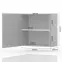 Závesná skrinka Piano VK60-1K/PN-70/KA/70 lakované crystal white,3